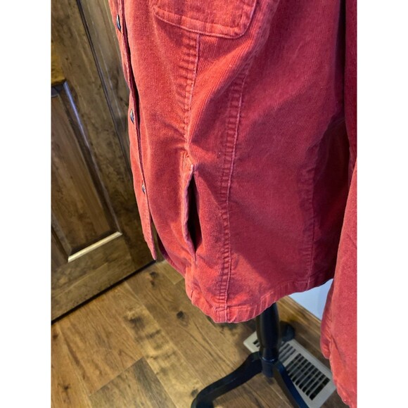Christopher & Banks Jacket Women’s Burnt Orange Corduroy Sz XL Fitted Western - Picture 4 of 10